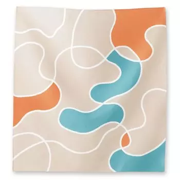 Полотенце Miyamoto Furoshiki Small Furoshiki Glue Сделано в Японии Бежевый 50 x 50 см 66055 Kenema+ Прибл.