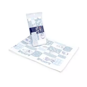 Полотенце Музей Tenugui Полотенце Сделано в Японии Хлопок 34 x 90 см Moomin Fun Moments Синий 100% Прибл.. 47-0202120 синий