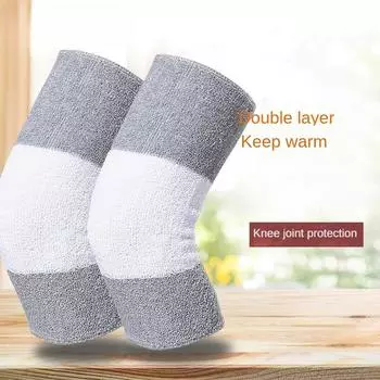 Полотенце наколенники для согрева суставов, свободная поддержка колен, утолщенная верхняя одежда Спортивная защитная экипировка зимой pair