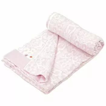 Полотенце Nishikawa Imabari, изготовленное в сертифицированном изделии, одеяло Showa Nishikawa, односпальное, Япония, маркировка, (розовый) розовый