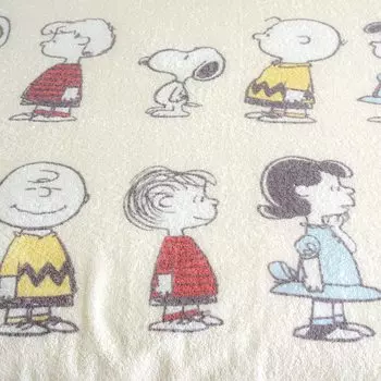 Полотенце Nishikawa Одеяло Snoopy Хлопок Single Лето Сделано в Японии Влагопоглощающий 6216 Single 100% Март/Бежевый [300]