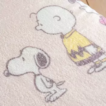 Полотенце Nishikawa Одеяло Snoopy Хлопок Single Лето Сделано в Японии Влагопоглощающий 6216 Single 100% Март/Розовый [100]
