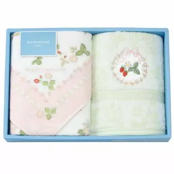 Полотенце nishikawa Подарочное полотенце для лица, 2 шт., хлопковое полотенце Wedgwood Wild Strawberry Brand, элегантное нежное тонкое полотенце, удобное для повседневного использования, сделано в Японии