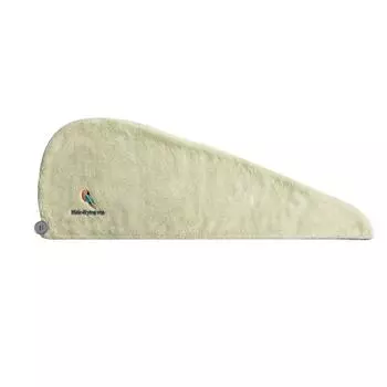 Полотенце-обертывание для волос Быстросохнущее Коралловый флис Регулируемый размер Дышащее Удобное для женщин Легкое зелёный