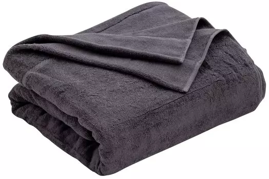 Полотенце-одеяло Imabari Одинарное полотенце Nishikawa Imabari Сертифицировано торговой маркой Сделано в Японии, однотонный хлопок Imabari Ori 140 см x 190 см Showa Nishikawa 100% древесный уголь