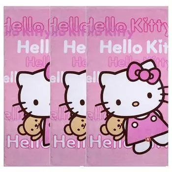 Полотенце panni банное полотенце Hello Kitty 350 г, популярный персонаж в Корее