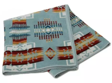 Полотенце Pendleton Towel Blanket Spa Towel 103 x 180 см Joseph Aqua (Пендлтон) XB233-51128 Аква/Главный (пункт)