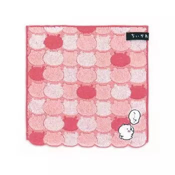Полотенце-платок Chiikawa Okao, розовый ворс, скалярный, милый, 41-1060080, прибл.. 25 х 25 см