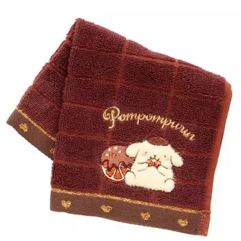 Полотенце Pochacco Носовой платок Полотенце цвета молочного шоколада Полотенце для рук 25 см (коричневый) Женщины Приблизительно. 000838-0013-03