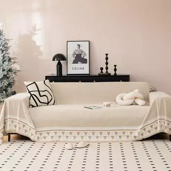 Полотенце с чехлом на диван, не царапающееся, нескользящее, подушка для дивана, полностью покрытая, универсальное универсальное полотенце на четыре сезона, ткань из синели 180*130