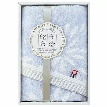 Полотенце Showa Nishikawa Imabari Подарочное полотенце для лица 1 шт. ЯПОНСКОЕ Полотенце MEIFU Hanagi 1 (F/T часть, синяя)