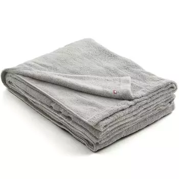 Полотенце Showa Nishikawa, односпальное, сделано в Японии, плотный хлопок Imabari, длинный ворс, объемный тип, полотенце Imabari, сертифицированное полотенце Imabari, одеяло Super Zero серый