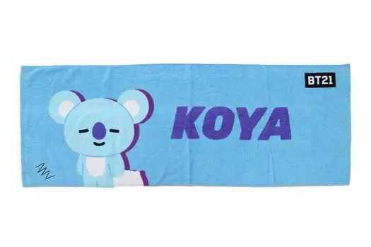 Полотенце спортивное Marushin BT21 Официальный товар 5785005300 Cheer_KOYA 40110см