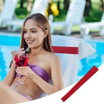 Полотенцедержатель для круизного кресла, мягкая ткань, износостойкий, яркий цвет, легкий складной ремень-держатель для полотенец