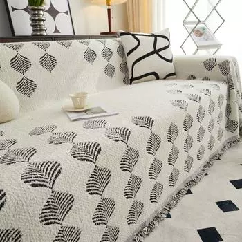 Половина бархатного чехла для дивана, высококачественный INS стиль, полное покрытие, тканевый чехол, полотенце, зимний чехол для дивана в скандинавском стиле 180X130