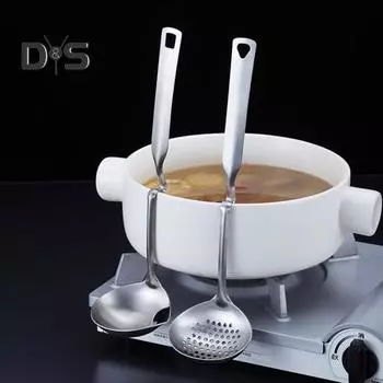 Половник из нержавеющей стали 304, без запаха, устойчивый к высоким температурам, кухонная утварь, ложка-сепаратор масла