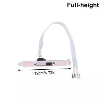 Положение заглушки шасси полной/половинной высоты Кнопка внешнего выключателя Кнопка перезагрузки Удлинительный кабель питания Заглушка шасси