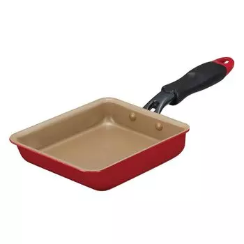 положить конец потерянной жарке Evercook Tamagoyaki 13 x 18 см Совместима со всеми источниками тепла сковорода дней Не содержит PFOA Red Doshisha [сковороды An] (Совместимость с IH)