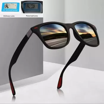 Поляризованные модные солнцезащитные очки для мужчин и женщин, роскошный брендовый дизайн, квадратные винтажные солнцезащитные очки для вождения, мужские очки culos UV400 Polarized lens