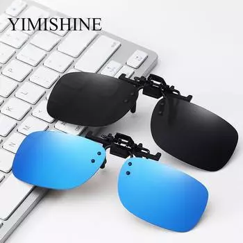 Поляризованные съемные солнцезащитные очки с клипсой для очков по рецепту