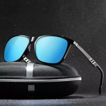 Поляризованные солнцезащитные очки для мужчин и женщин, винтажные солнцезащитные очки Hd большого размера, роскошный брендовый дизайн, классические солнцезащитные очки для вождения, UV400