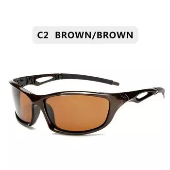 Поляризованные солнцезащитные очки для мужчин и женщин, очки для водителя, мужские винтажные спортивные солнцезащитные очки, трендовые очки для вождения, рыбалки, UV400 Polarized