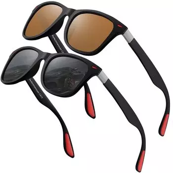 Поляризованные солнцезащитные очки для УФ-защиты Солнцезащитные очки для мужчин и женщин [Perfectmiaoxuan] Мужчины, Вождение, Женщины, UV400, Защита, Спорт, Велосипед, Мотоцикл, Рыбалка,