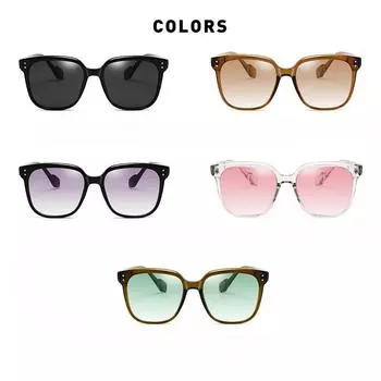 Поляризованные солнцезащитные очки для женщин, солнцезащитные очки в корейском стиле, солнцезащитные очки GM в том же стиле TR90, модные аксессуары, женские ювелирные очки UV400