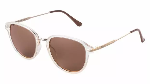 Поляризованные солнцезащитные очки Frost Beige Lens [Bunny Walk] BW-022 BW-0223C HC-BROWN Pop-up