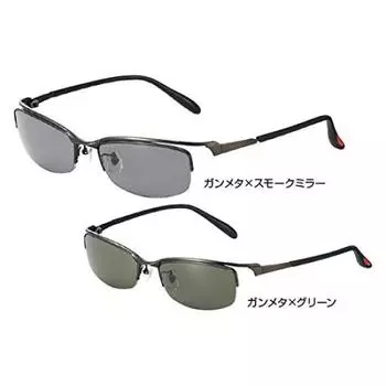 Поляризованные солнцезащитные очки Gamakatsu (ЧЕРНЫЙ БЛЕСК) GM-1775 Бронзовый x Зеленый