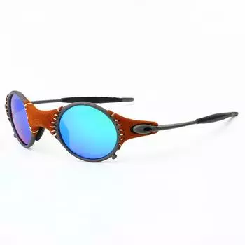 Поляризованные солнцезащитные очки из кожи из цинкового сплава для мужчин и женщин, солнцезащитные очки для занятий спортом на открытом воздухе, велоспорта и вождения