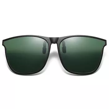 Поляризованные солнцезащитные очки-клипсы для мужчин и женщин, фотохромные очки для водителя автомобиля, очки ночного видения, антибликовые винтажные очки