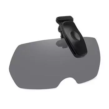 Поляризованные солнцезащитные очки-клипсы для мужчин и женщин, безободковые откидные очки для вождения, защита от УФ-лучей, для пляжа, рыбалки серый