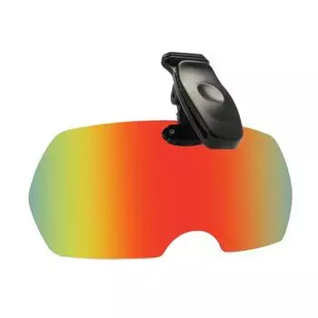 Поляризованные солнцезащитные очки-клипсы для мужчин и женщин, безободковые откидные очки для вождения, защита от УФ-лучей, для пляжа, рыбалки красный