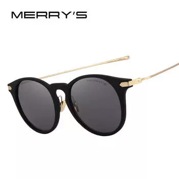 Поляризованные солнцезащитные очки MERRY S Cat Eye, женские брендовые дизайнерские солнцезащитные очки со 100% защитой от ультрафиолета, S 6101 красный