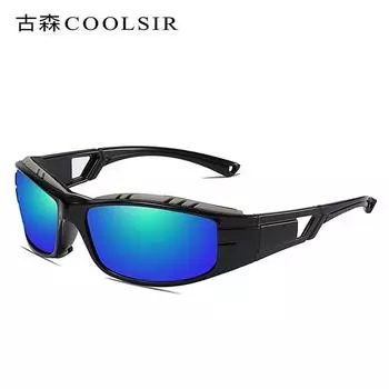 Поляризованные солнцезащитные очки мужские солнцезащитные очки для спорта на открытом воздухе велосипедный велосипед пылезащитные поляризационные очки As shown