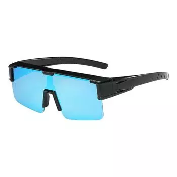 Поляризованные солнцезащитные очки накладки для мужчин и женщин, защита от УФ-лучей, спортивные облегающие для вождения, езды на велосипеде, рыбалки One Size