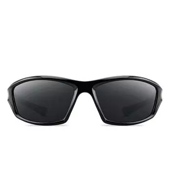 Поляризованные солнцезащитные очки ночного видения для мужчин UV400, очки для вождения (Красная Нога Черный)