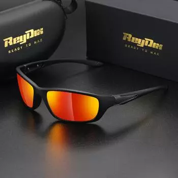 Поляризованные солнцезащитные очки ReyDix для вождения на открытом воздухе, унисекс, UV400 чёрный