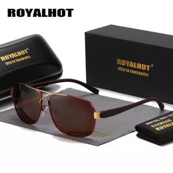 Поляризованные солнцезащитные очки RoyalHot унисекс, новые очки для вождения на открытом воздухе, UV400