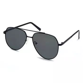 Поляризованные солнцезащитные очки с металлической оправой для мужчин, модные очки для пилотов, рыбалки, вождения, очки для активного отдыха, с защитой от ультрафиолета Uv400, антибликовые очки чёрный