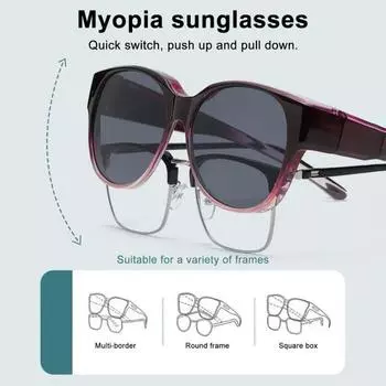 Поляризованные солнцезащитные очки с защитой от ультрафиолета для женщин и мужчин, большие солнцезащитные очки с оправой для вождения, рыбалки, гольфа A