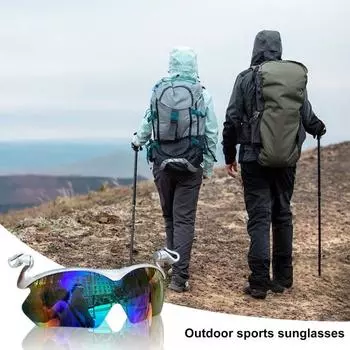 Поляризованные солнцезащитные очки с зажимом для шляпы, солнцезащитные очки с защитой от ультрафиолета для езды на велосипеде, рыбалки, спортивные солнцезащитные очки с клипсой, дизайн на выбор зелёный