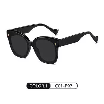 Поляризованные солнцезащитные очки, солнцезащитные очки с защитой от УФ-излучения, широкополые ацетатные ножки в большой оправе, солнцезащитные очки UV400