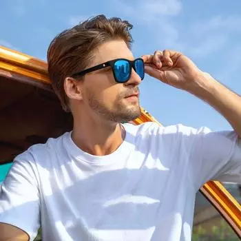 Поляризованные солнцезащитные очки SPEEDHYUN Classic Aviator UV400 чёрный