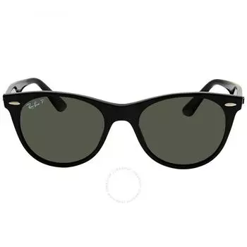Поляризованные солнцезащитные очки унисекс Ray Ban Wayfarer ll Green Classic G 15 RB2185 901 58 52