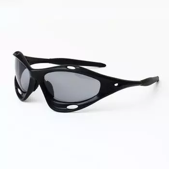 Поляризованные солнцезащитные очки в большой оправе для занятий спортом на открытом воздухе для мужчин и женщин, солнцезащитные очки с защитой от песка и червоточины для вождения и езды на велосипеде