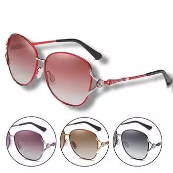 Поляризованные солнцезащитные очки женские Diamond Flower роскошные брендовые солнцезащитные очки женские Polaroid линзы