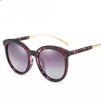 Поляризованные солнцезащитные очки Женские солнцезащитные очки Женские солнцезащитные очки с цветными пленочными линзами