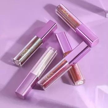 Поляризованные тени для век, естественно осветляющие, микроблестящие блестки, блестящие бриллиантовые блестящие перламутровые жидкие тени для век лежачего шелкопряда #1